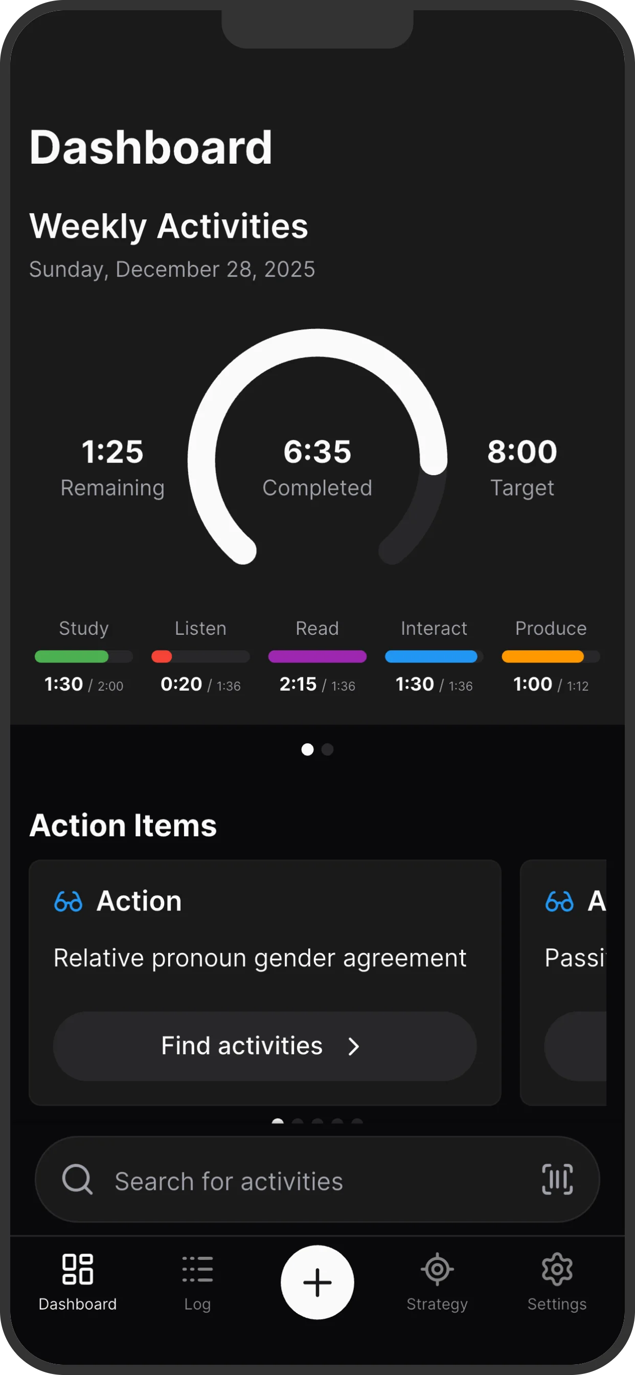 Lemmelingo Dashboard - Track Your Language Learning Progress