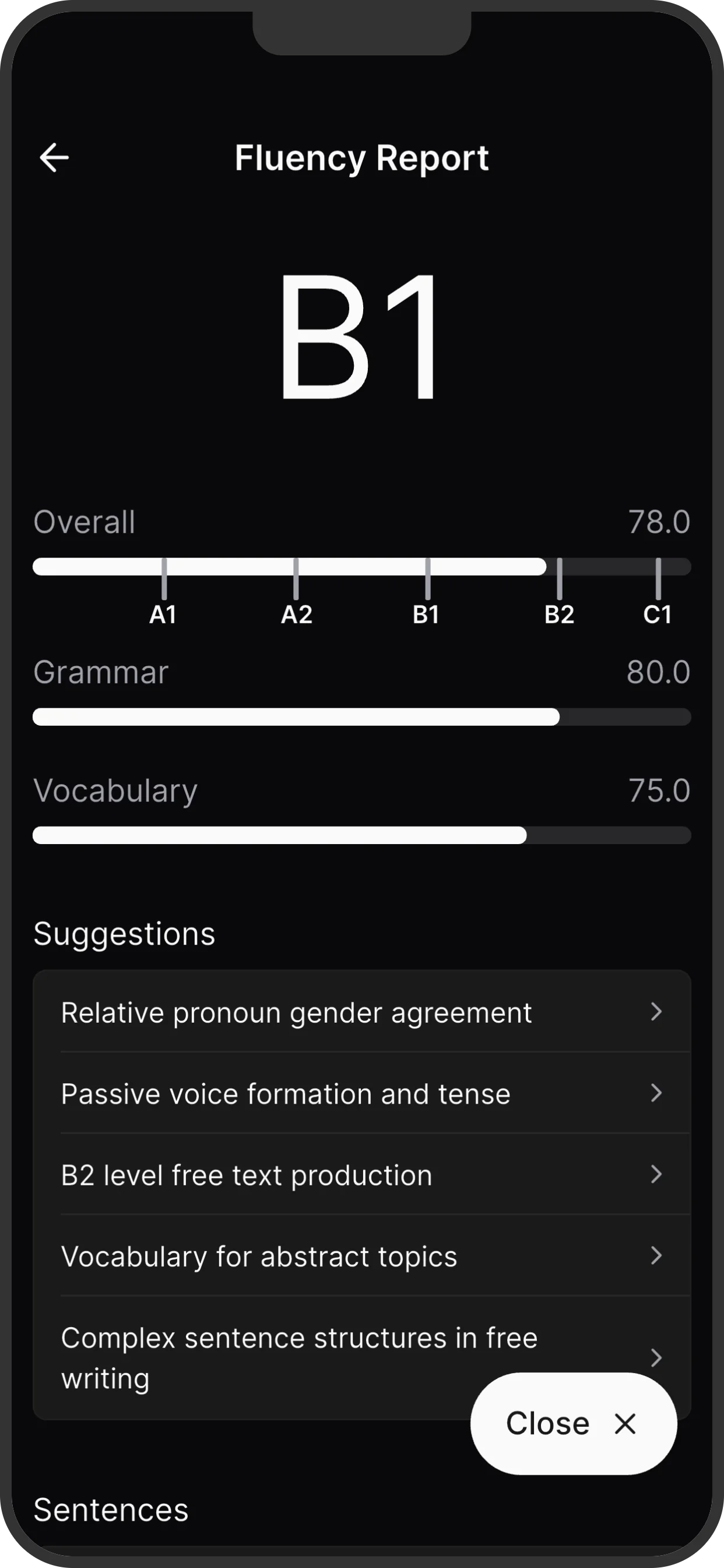 Lemmelingo CEFR Assessment - Measure Your Level