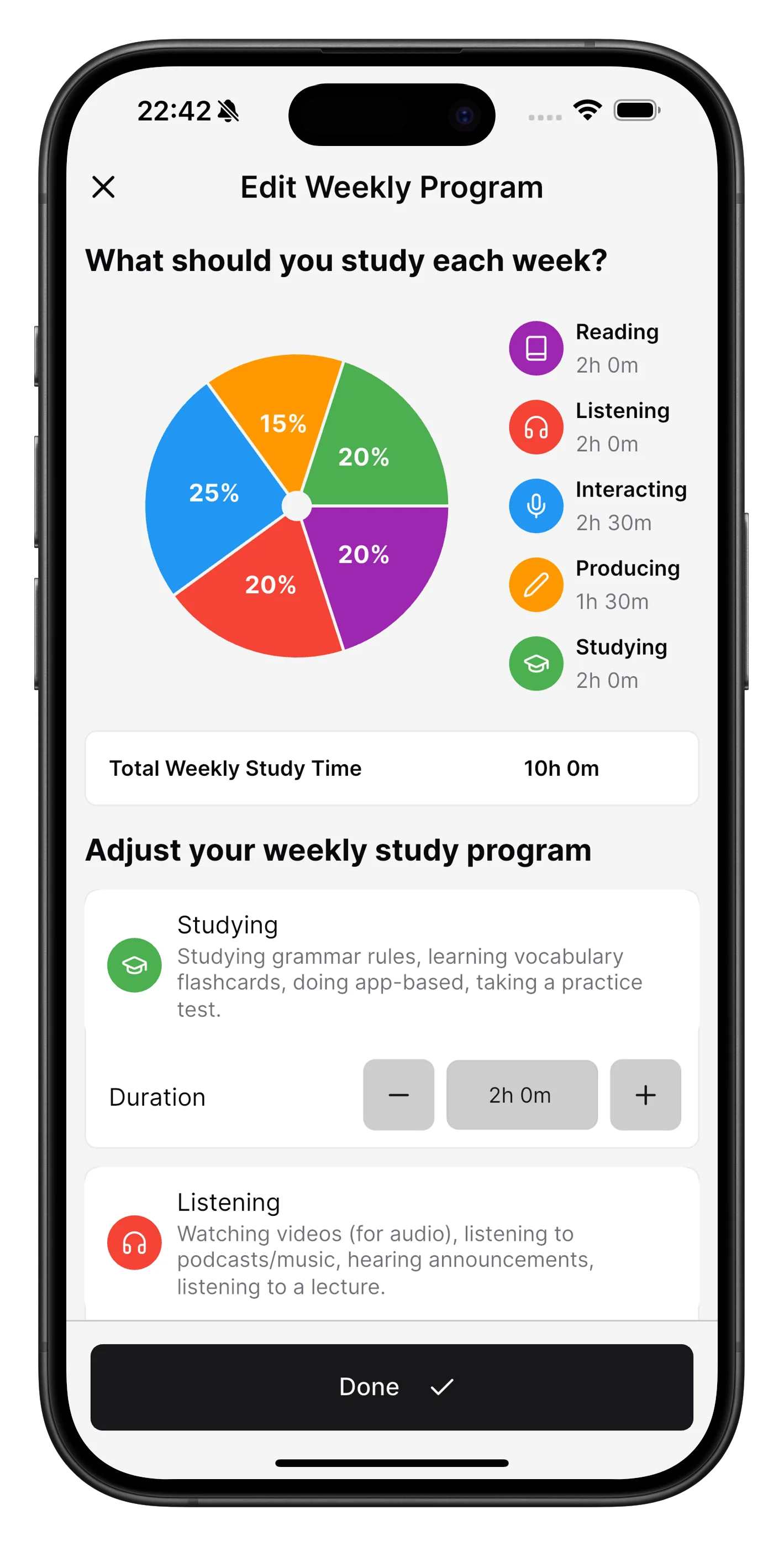 Lemmelingo Weekly Plan